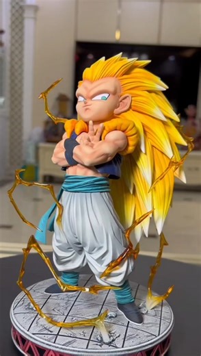 Gotenks SSJ3 1/4 Scale Resin Statue by CloudsStudio