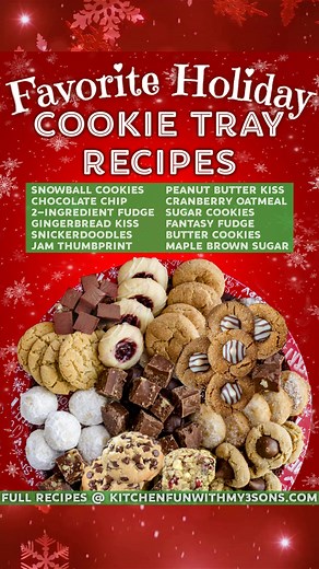60 of the BEST Christmas Cookie recipes for Gift Giving! 🎄🎅🍪 Full Recipes 👇 | Kitchen Fun With My 3 Sons