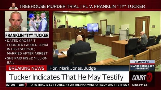 1.9K views · 45 reactions | #BREAKING: Defendant #FranklinTucker says he may testify in the #TreehouseMurderTrial. Tucker, representing himself, told Judge Jones he wants to take the stand as the court was set to begin the State's rebuttal case. Watch #CourtTV LIVE NOW - court.tv/live | COURT TV | Facebook