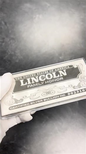 Collectors Are After This MASSIVE Personalized Silver Bar