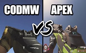 2019年巅峰对决：现代战争对比APEX枪械后坐力【CODMWvsAPEX】