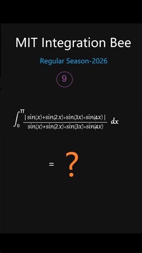 The Most Visual Way to Solve Impossible Trig Problem (MIT Integration Bee-2026 Problem 9)