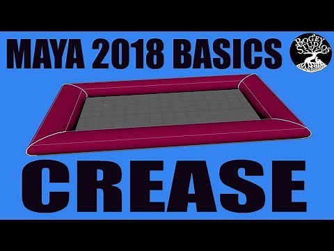 Autodesk Maya 2018 Basics- CREASE Tool