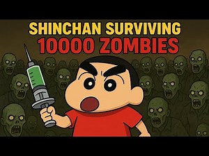 Shinchan surviving 100000 zombies