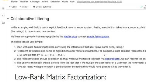 PyTorch教程：协同过滤