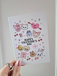 Stray Kids Valentine's Card - A6, Skzoo, Kpop Gift - Etsy