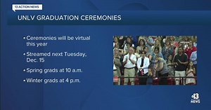 UNLV holding spring and winter commencements virtually