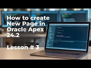 Oracle APEX 2025 | How to Create a New Page (Step by Step Guide) | Fktechsoul