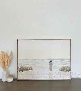 Modern Christian Art Framed Canvas/ Jesus Footprints in the Sand, I Carried You Art, Modern Paintings, Modern Jesus Painting, Jesus Artwork - Etsy