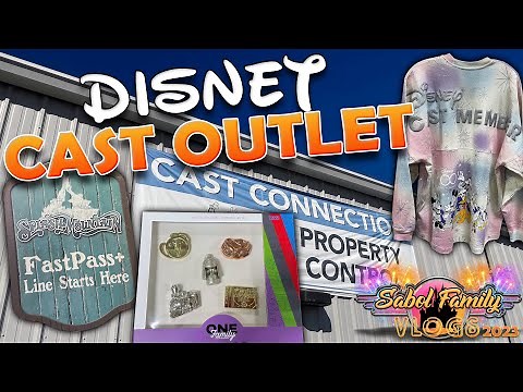 DISNEY Cast Connection & Property Control OUTLET SHOPPING | FULL Merchandise & Resort Furniture Tour