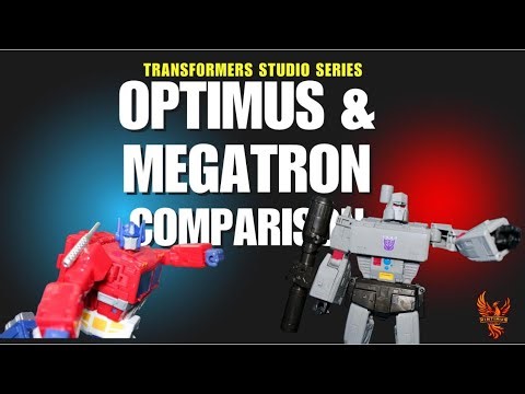 Transformers Studio Series 86 Megatron & Optimus Prime Comparison Video