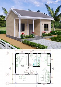 22K views · 41 reactions | Small House 7x6 Meter 1 Bedroom#homedesign #homedesigns #homedesigner #homedesigning #homedesigners #homedesigninspiration #houseplans #housedesign | Sam HousePlans | Facebook