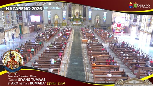#QuiapoChurch Official 8AM LIVE MASS 05 January 2026 • MONDAY after Epiphany Optional Memorial of SAINT JOHN NEUMANN, Bishop LUNES kasunod ng PAGPAPAKITA ng Panginoon Paggunita kay SAN JUAN NEUMANN, Obispo Tagapagdiwang: Rev. Fr. Ramon Jade Licuanan Rektor at Kura Paroko QUIAPO CHURCH MOBILE APP For Android: https://bit.ly/3nXUz4Q For IOS: https://apple.co/3k9nfFH #MinorBasilicaAndNationalShrineOfJesusNazareno #JesusNazareno #Nazareno2026 #SaintJohnTheBaptist #SanJuanBautista #NuestraSeñoraDeLaB