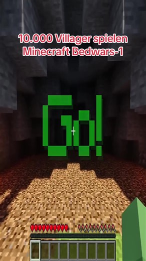 10.000 Villager spielen Minecraft Bedwars-1