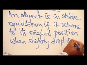 TYPES OF EQUILIBRIUM