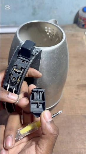 How to repair electric kettle switch #kitchen #electrickettle #shortsfeed #shorts #kitchentv