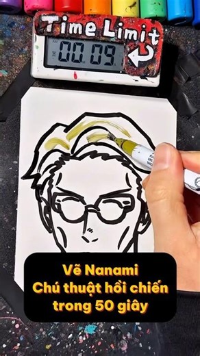 Speed ​​Drawing Challenge #64: Draw Nanami's War Spell in 50 seconds