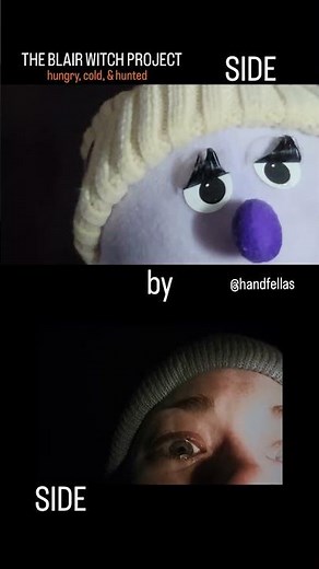 THE BLAIR WITCH PROJECT hungry, cold, & hunted HANDFELLAS parody