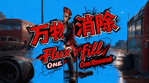 万物皆可消除 Flux fill OneReward 工作流 Ai应用