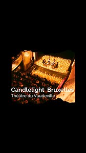 When the elegant Théâtre du Vaudeville receives a Candlelight show 😍 - 🏛 Théâtre du Vaudeville - 🎶 Quatuor Yako - 😷 The safety measures announced by the local authorities are adopted in all of our concerts. - 🕯 Find all our concerts in www.candlelightexperience.com | Candlelight Concerts by Fever