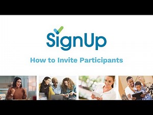How to Invite Participants on SignUp | Organizer Guide for Sharing your SignUp