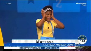 10K views · 422 reactions | HISTORIC FIRST: 14-year-old Zaila Avant-garde is the first African American National Spelling Bee champion, but it's not her first time in the history books. | CBS Evening News | Facebook