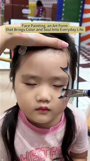 🎪 Show time face artwork #showtime #performance #faceart