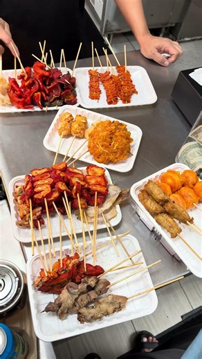 Philippino bbq at Dollar Hits! #losangeles #fyp #foodie #barbecue