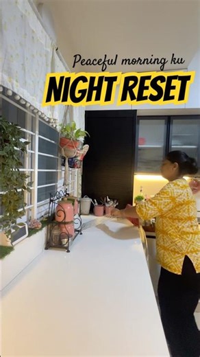 10 min- Night Reset Routine 🧺 Time management for homemaker | Tamil #minivlog 101