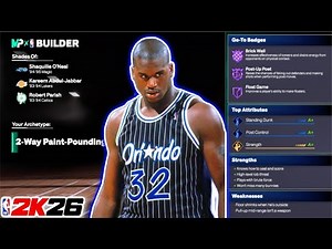 Best *MAGIC* Shaquille O'Neal Build in NBA 2K26