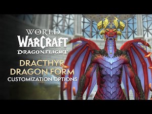 Dracthyr DRAGON Form Customization Options | Dragonflight Alpha