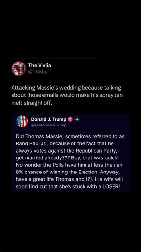 Trump’s Latest Target: Thomas Massie’s Marriage