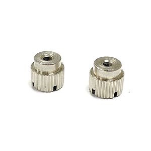 [Hot Item] Custom Cross Knurled Internal Nut CNC Insert Nut M3 Steel Nickel Plated Nuts