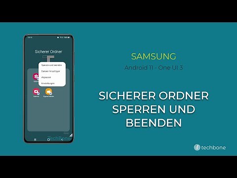 Sicherer Ordner sperren und beenden - Samsung [Android 11 - One UI 3]