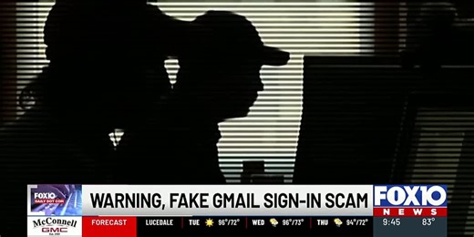 Google issues warning about fake sign-ins