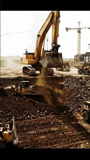 Woman Power on Site: Heavy Excavator Action! 👷‍♀️