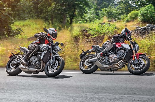 Honda CB650R vs Triumph Trident 660 comparison - Introduction | Autocar India
