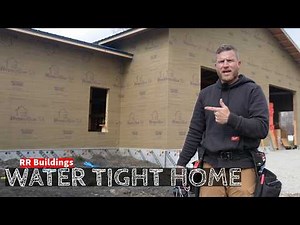 Modest House 16: Water Tight Home and Installing the Best WRB yet!