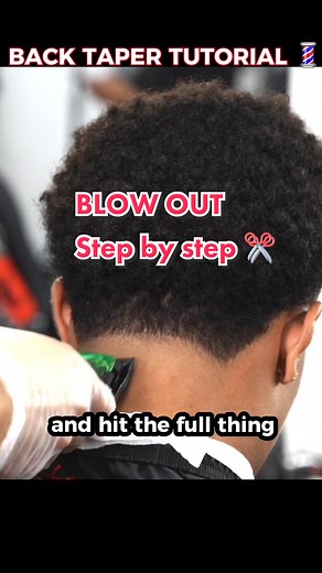 Low Taper Fade Tutorial: Blowout Afro Taper