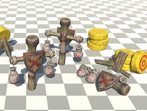 Training Targets Pack Volume 1 | 3D Exterior | Unity Asset Store