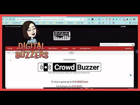 Use Digital Buzzers for Live Game Play
