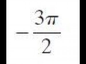 negative 3pi/2 radians convert from radians to degrees