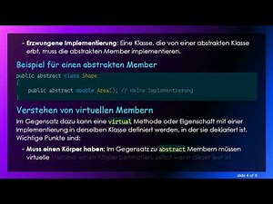 Verstehen, wann man virtual in C# und Overridable in VB.NET verwendet