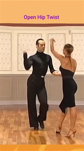 [Rumba]Open Hip Twist. Swivel. Fan Position.