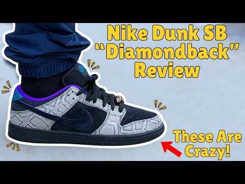 Nike Dunk Low SB "Diamondback" Review - These Are INSANE!