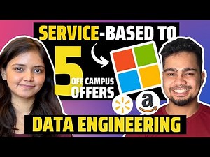 Service based to Microsoft 🔥 | 5 Off Campus offers 💯🔥 | How to become a Data Engineer ? | Amazon