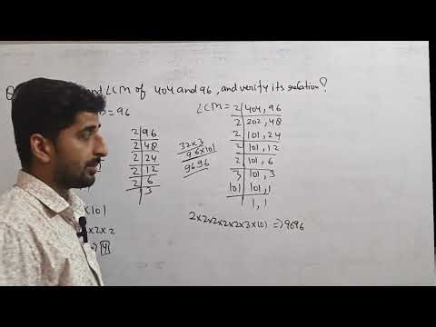 Class 10 Find HCF and LCM also verify the relationship between the numbers and HCF and LCM|Chapter 1