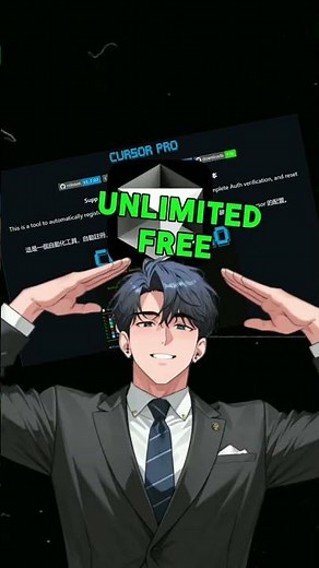Use Cursor for FREE & Unlimited! No more limits Follow me