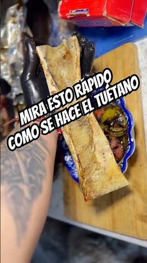 Mira esto rápido Tuétano, como se hace.. #shortsmexico #shortvideo #mexicanfoodblogger #tuetano