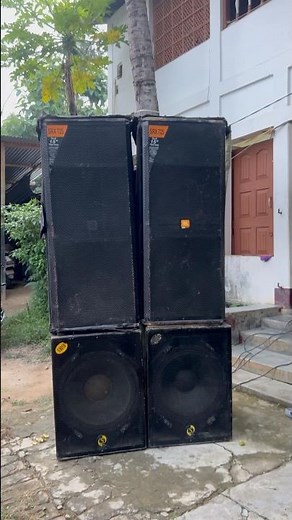 JBL SRX725 + Studiomaster S Series by RCF Bass Review 😱 Powerful Sound Setup #crazydjvlog